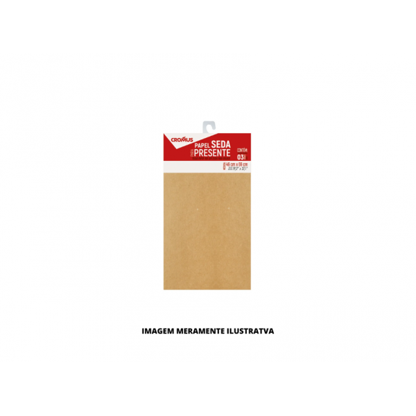 PAPEL SEDA - CROMUS - 49X69 KRAFT - 3UN